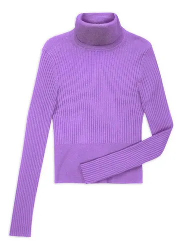 Blusa lila manga larga hotsell