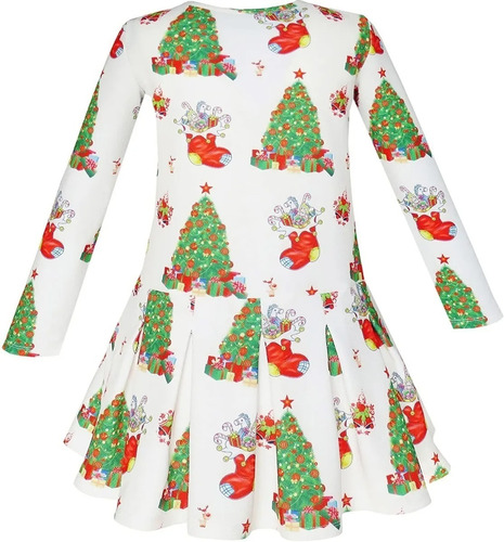 Vestido De Navidad Niña Talla 5