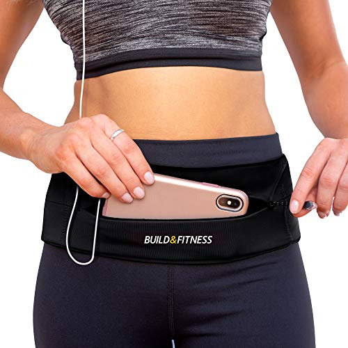 Zipper Running Belt  Adjustable Waist Pack, Slim, Li...