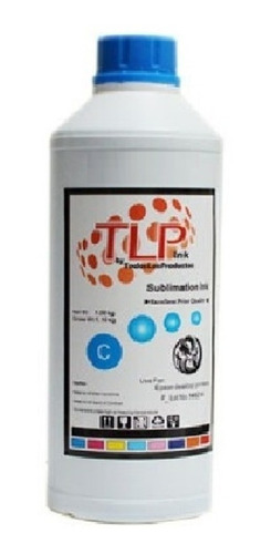 Tinta De Sublimación 1/2 L Marca Tlp Premium Sublimar X Colo