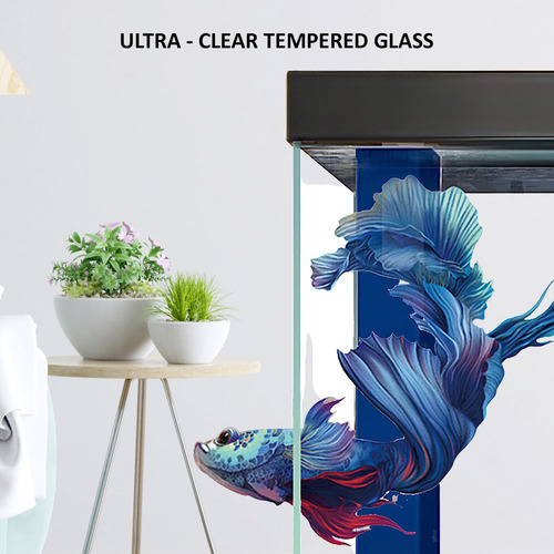 Vidrio Templado Ultra Transparente Para Acuario Completo Bla