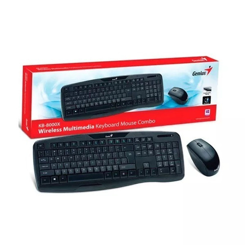 Kit Teclado/mouse Genius Kb-8000x Inalambrico