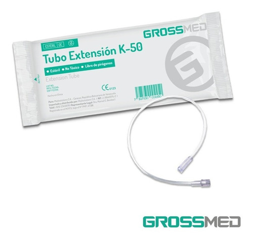 Tubo De Extensión K50 - Caja X 50 Unds - Grossmed-