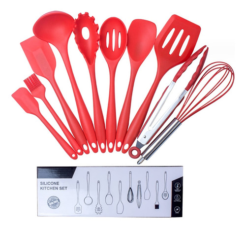 Utenciliosnde Cocina-menaje De Cocina De Silicona 10 Piezas