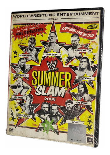 Summer Slam 2009 Wwe Dvd Original Nuevo