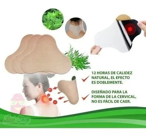 Parche Cómodo Dolor Vértebra Cervicales Cuello 10 Parches
