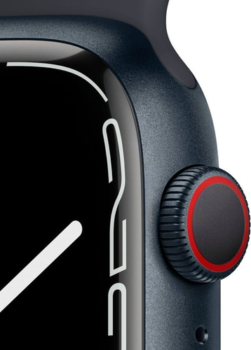 Imagen 3 de 3 de Apple Watch Series 7 45mm Gps + Celular, Midnight Aluminio