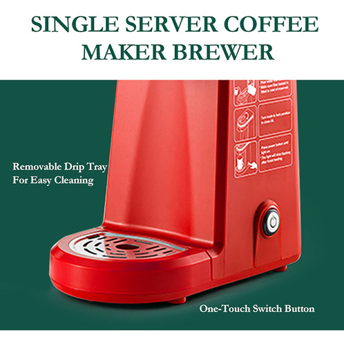 Cafetera Cápsula Elétrica Chulux Compacta 800w Roja