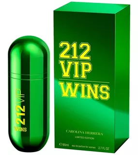 Perfume 212 Vip Wins Para Mujer De Carolina Herrera Edp 80ml