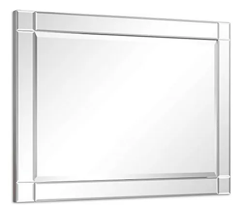 Espejo Rectangular Moderno 30 X40 Con Marco De Madera - Lis