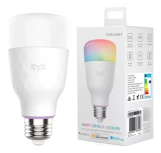 Lâmpada Xiaomi Yeelight E27 Wi-fi 3a Ger. - Color Bivolt 10w