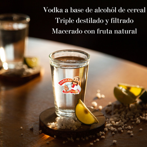 Vodka Dulce Gorilka Saborizado Con Limón