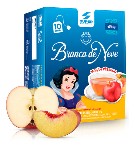 Desinchá Disney Branca De Neve Maçã E Pêssego 10 Sachês