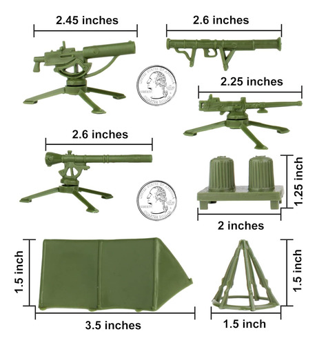 Bmc Bucket Of Army Women - Juego De 100 Piezas De Soldado Fe
