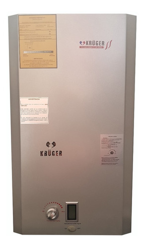 Calentador Instantáneo Kruger Mod 4412 Gas 12l | Meses sin intereses