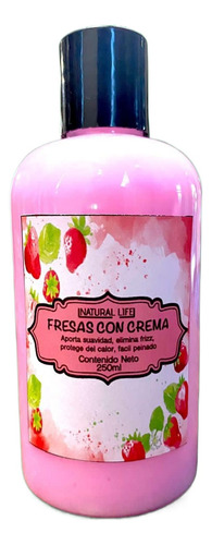 Crema De Peinar Termo-protector Argan Vitamina A Frutos Rojo