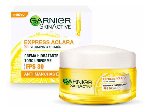 Crema Hidratante Garnier Skinactive Express Aclara 50 Ml