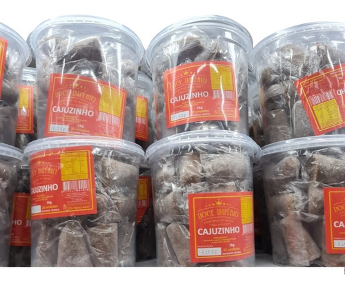 Doce Cajuzinho Pote 1 Kilo- 20 Unidades