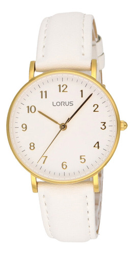 Reloj Lorus Rh822cx9 Mujer De Acero Dorado