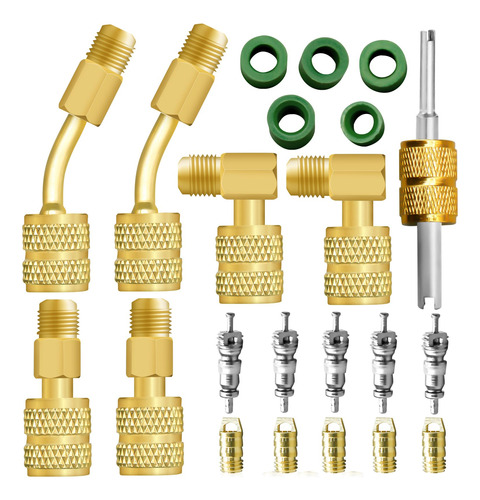 Adaptador Mini Split Kit R410a Conector Manguera Bomba Vacio