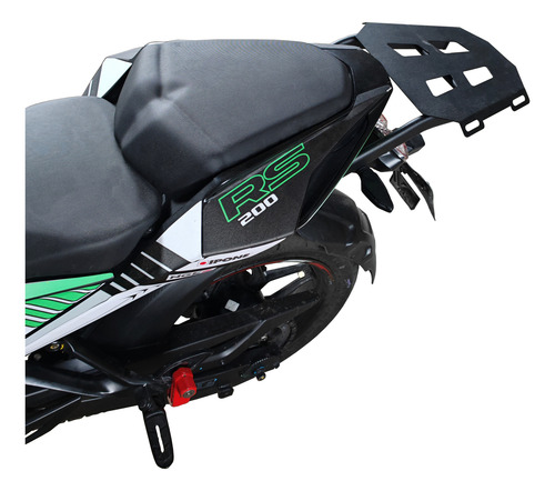Soporte Y Top Case 40 Litros Para Motocicleta Pulsar Rs200