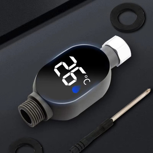 Medidor De Temperatura De Ducha Con Pantalla Digital Led De