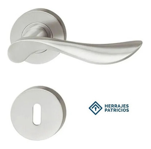 Imagen 5 de 7 de Manija Doble Balancin Hafele 903.91.686 Mod.hl14 Inox.mate