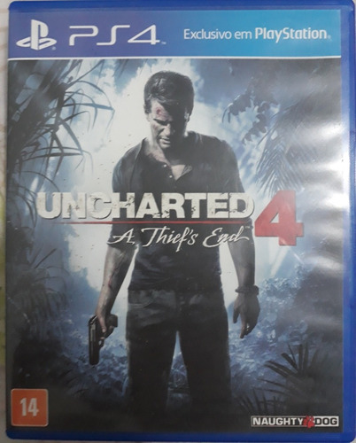 Uncharted 4 Mídia Física Ps4 Pt-br