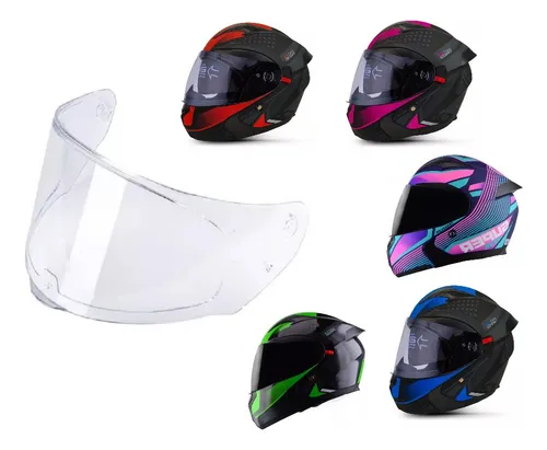 Vidrio para casco de moto hotsell