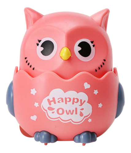 Baby Inertia Owl Animal Car Prensa De Juguetes Para Bebés Lu