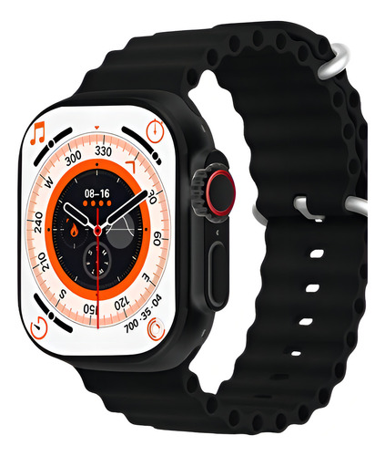 Relógio Smartwatch Ultra T900 Big Tela 2.09 Digital Caixa Aluminium Pulseira Preto Desenho Da Pulseira Loop