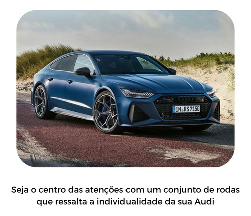 Jogo 04 Rodas Audi Rs5 2023 Aro 19 Grafite + 04 225/40/19