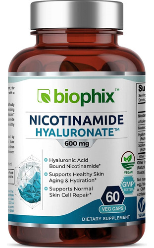 Suplementos B-3 Nicotinamide Hyaluronat - L a $1068