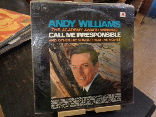 Andy Williams Call Me Irresponsible Vinilo Usa B1