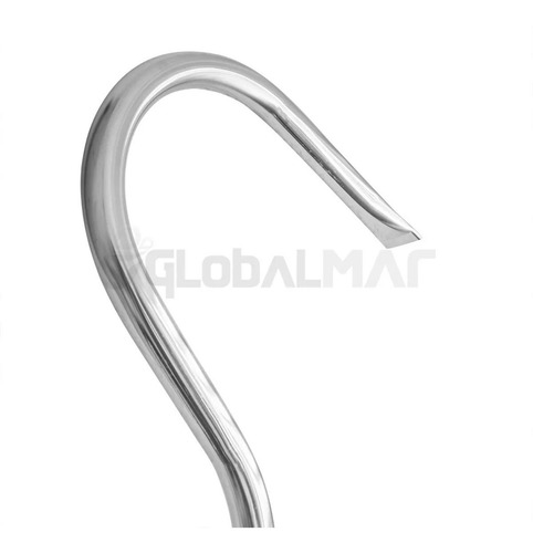 Cascata Decorativa Luxo Polida Inox Piscina Grande 100cm