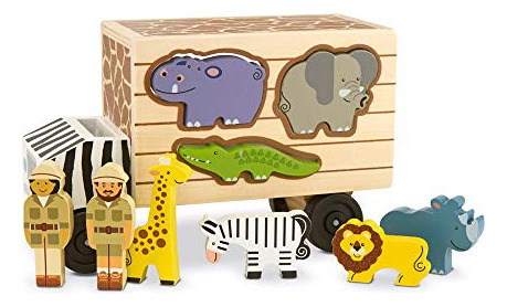 Juguete De Madera Melissa & Doug Animal Rescue Con 7 Animale