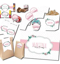 Comprar Kit Imprimible Candy Bar Fiestas, 15 Años -  Personalizado 