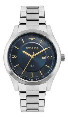 Relógio Technos Steel Prata Masculino 2117ler/1a