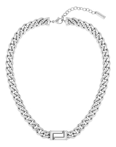 Collar Lacoste Fundament Acero Inoxidable 2040067 Para Mujer