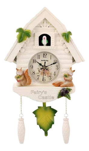 Reloj De Pared Habitación Infantil Pájaro Reloj De A