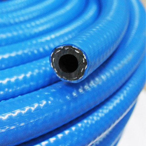 Mangueira Lava Jato Auto Lona Dupla 1200 Psi 1/2 Azul - 100m