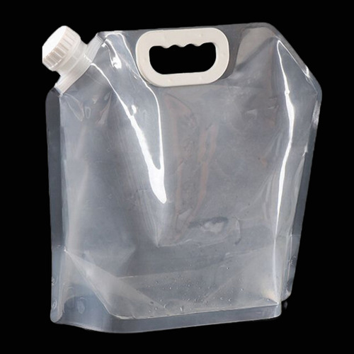 Kit 3 Galão De Água Dobrável Bolsa Saco 5 Litros Camping