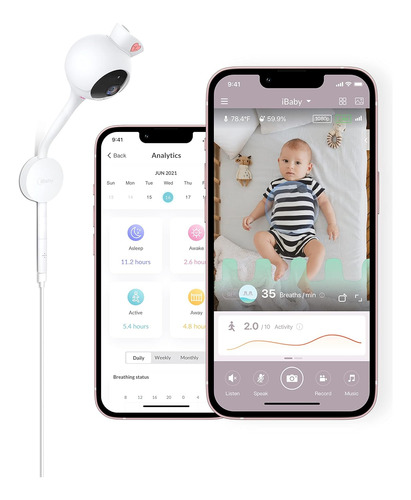 Ibaby Monitor Inteligente De Respiración Para Bebés: Con Cám