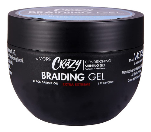 The More Crazy Conditioning - Gel De Trenzado Brillante Para