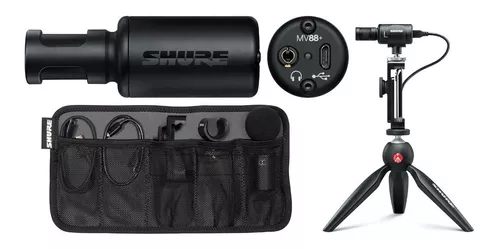 Shure Mv88+ Video Kit Microfono Stereo Ios & Android Mv88