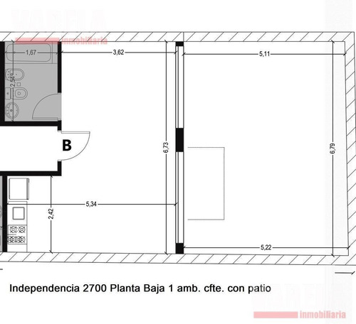 Imagen 28 de 30 de Av. Independencia 2700 P10° Monoambiente Al Frente C/ Balcón. Luminoso. Oportunidad!!