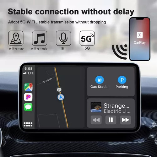 Adaptador sem fio Car Play, conversor de carro para IP