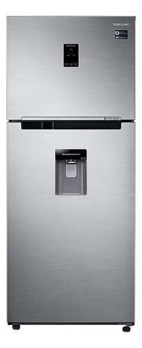 Refrigerador con freezer inverter Samsung RT35K5930S8 color gris con capacidad de 363L