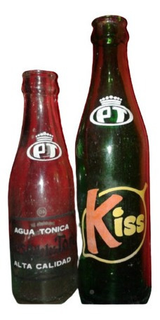 Antigua Botella Chica Kiss Paso De Los Toros (2 Diferentes)