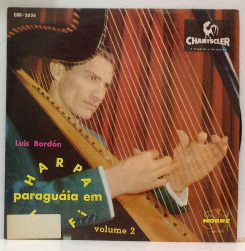 Lp Luis Bordon - Harpa Paraguaia Em Hi Fi Volume 2 - 1973